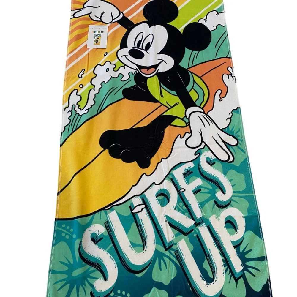 THE BIG ONE Kids Mickey Mouse and Minnie Mouse Beach Towels Set of 2